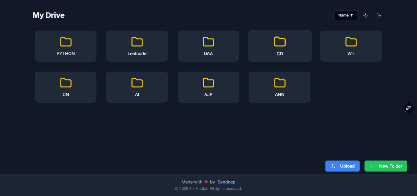 FileFatafat (Realtime File Manager) preview