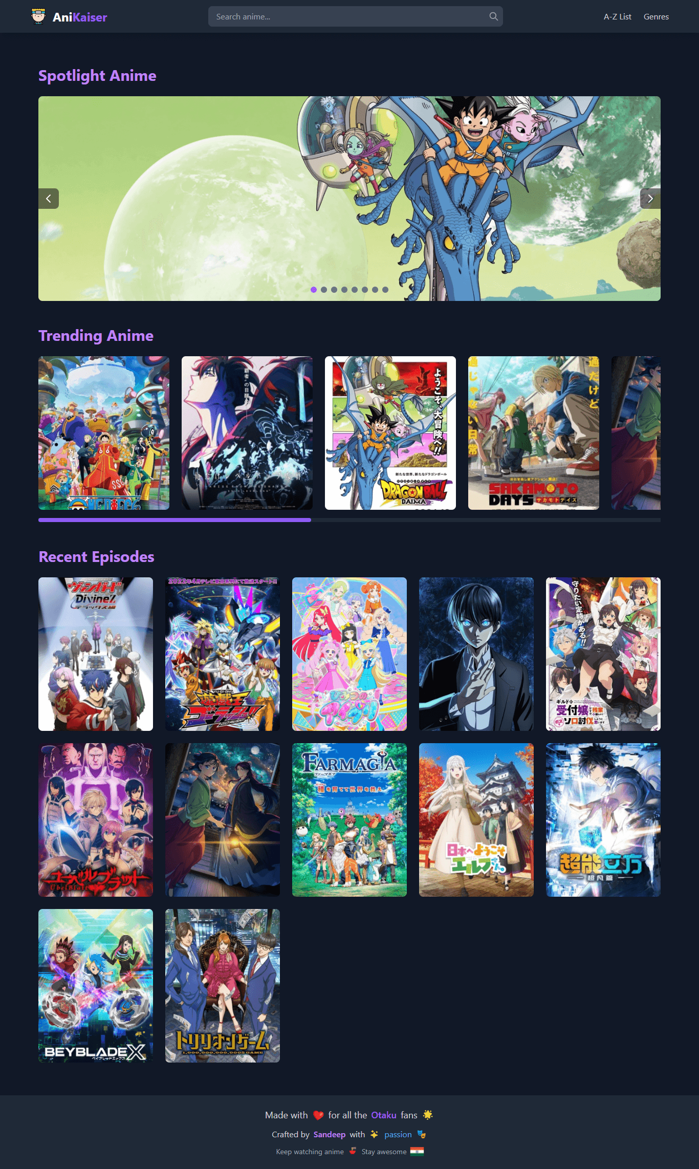 AniKaiser (Anime Website) preview